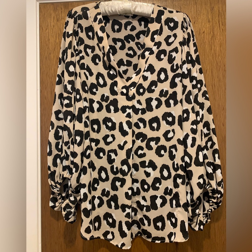 Leopard blouse